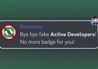 حذف شارة اكتيف ديفلوبر من جميع مستخدمين الديسكورد