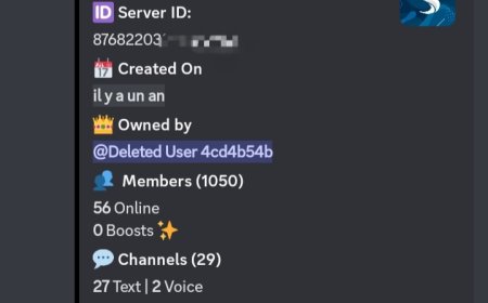 استعادة سيرفر ديسكورد